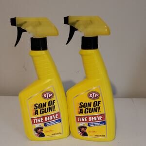 Son Of A Gun STP Tire Shine Long Lasting High Gloss Lot Of 2 Pack